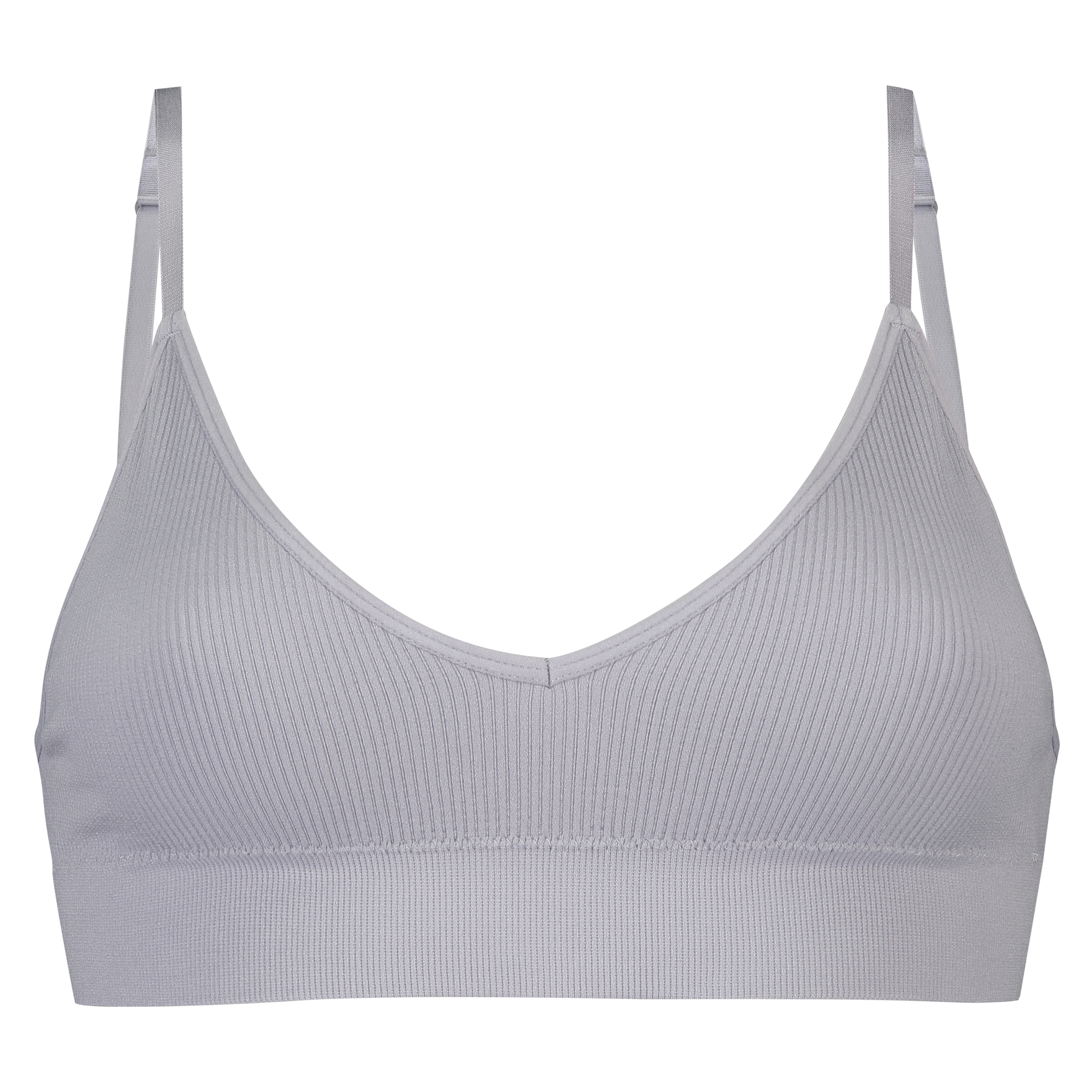 Seamless bralette, Szary, main