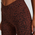 Legginsy z wysokim stanem, Brązowy
