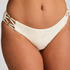 Szydełkowy d&oacute;ł od bikini Crochet, Biały