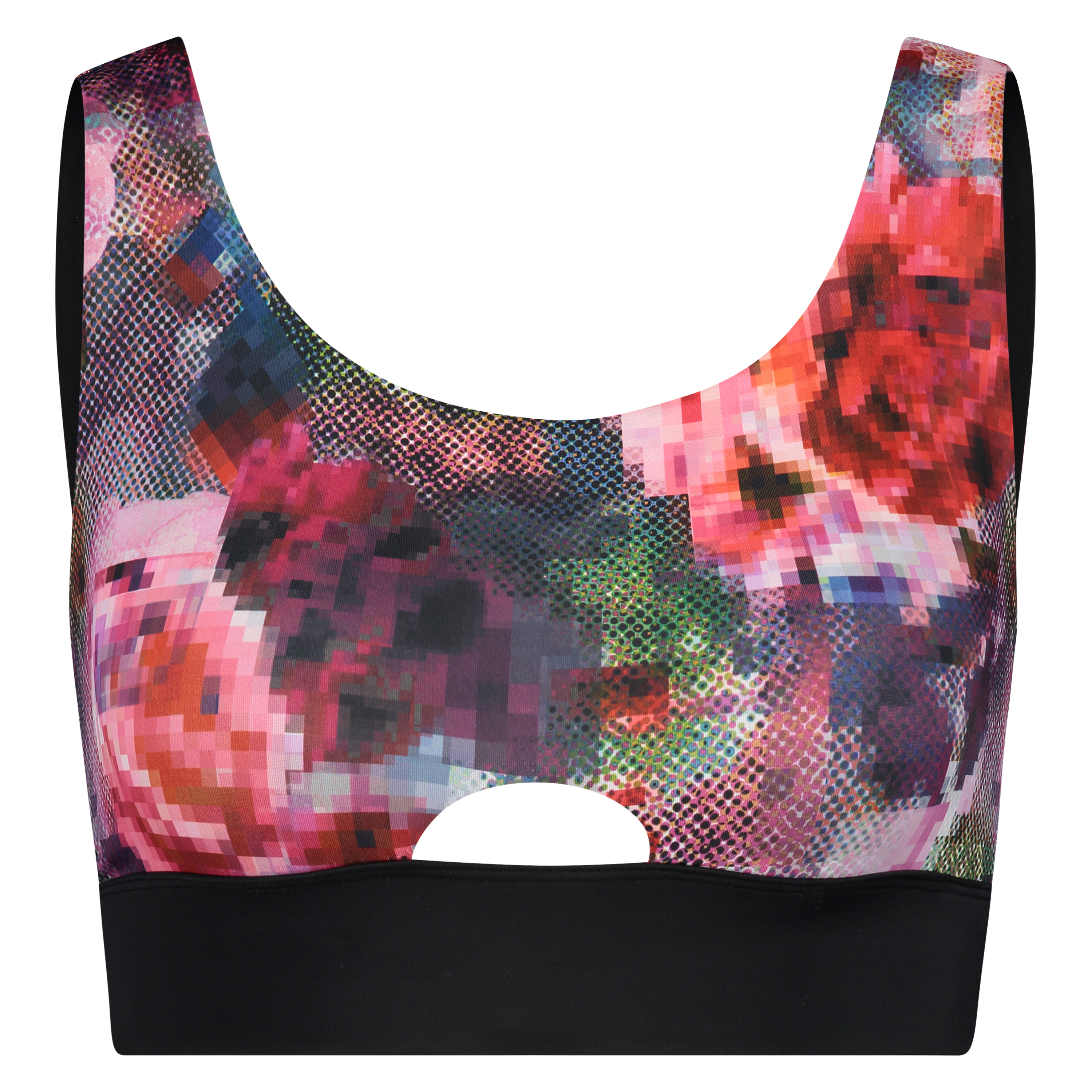 HKMX The Flex sports bra level 1, Czerwony, main