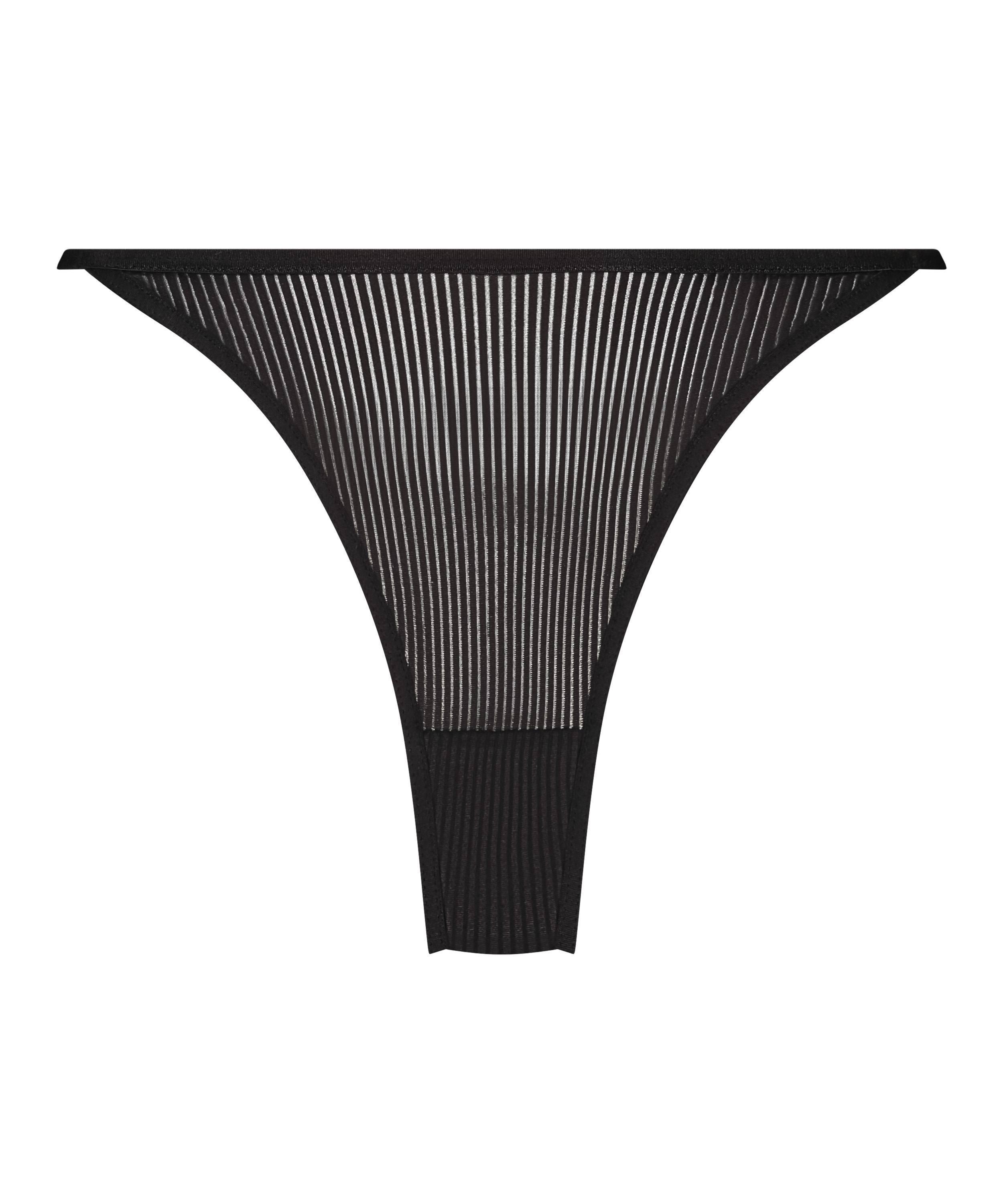 Wysoko wycięte stringi Kaiden, Czarny, main