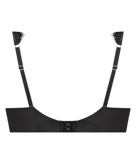 Nieusztywniany biustonosz z fiszbinami Chalice, Czarny