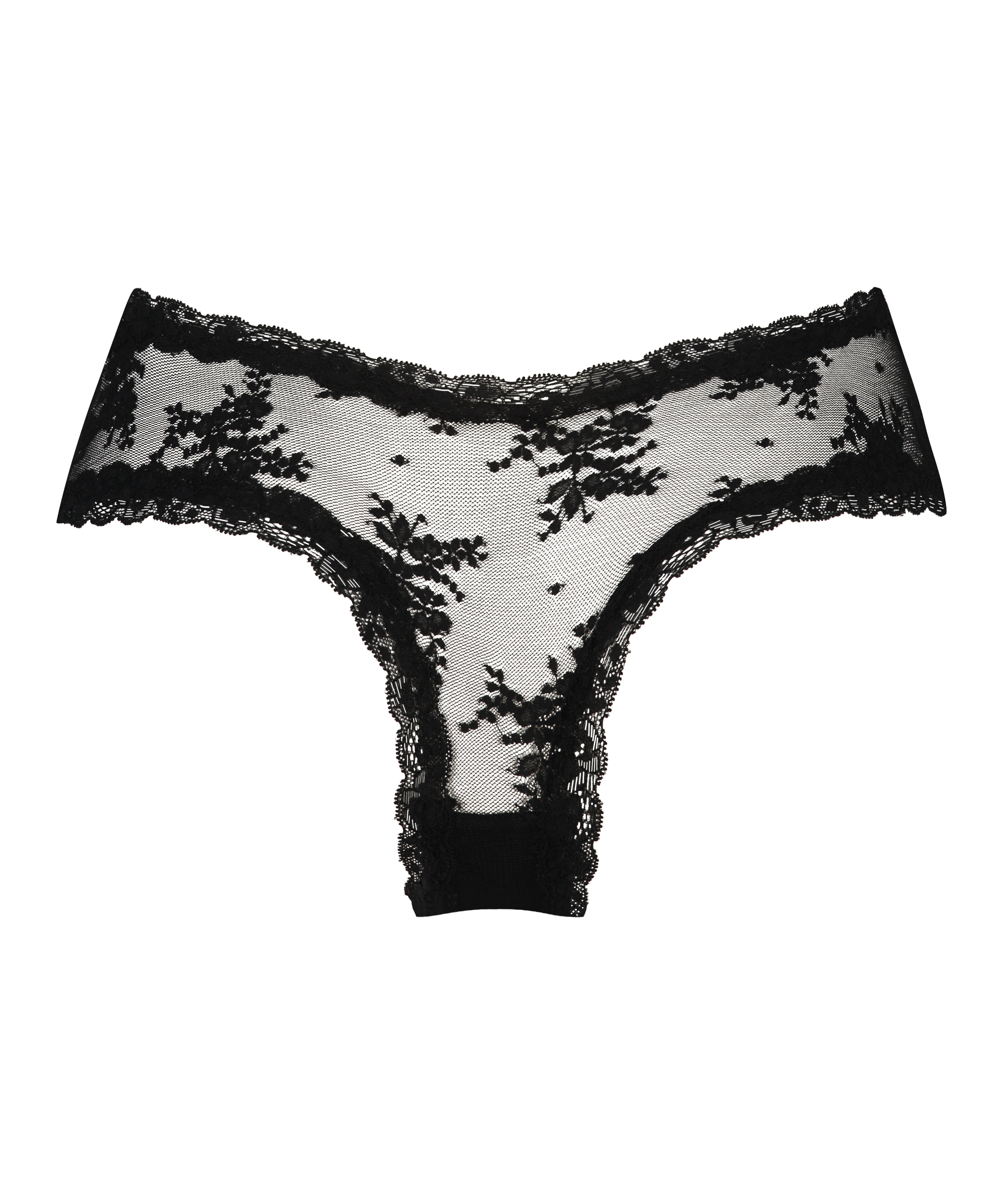 Brazyliany V-shape Mesh, Czarny, main
