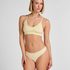 Tr&oacute;jkątny biustonosz bralette Dide, Ż&oacute;łty