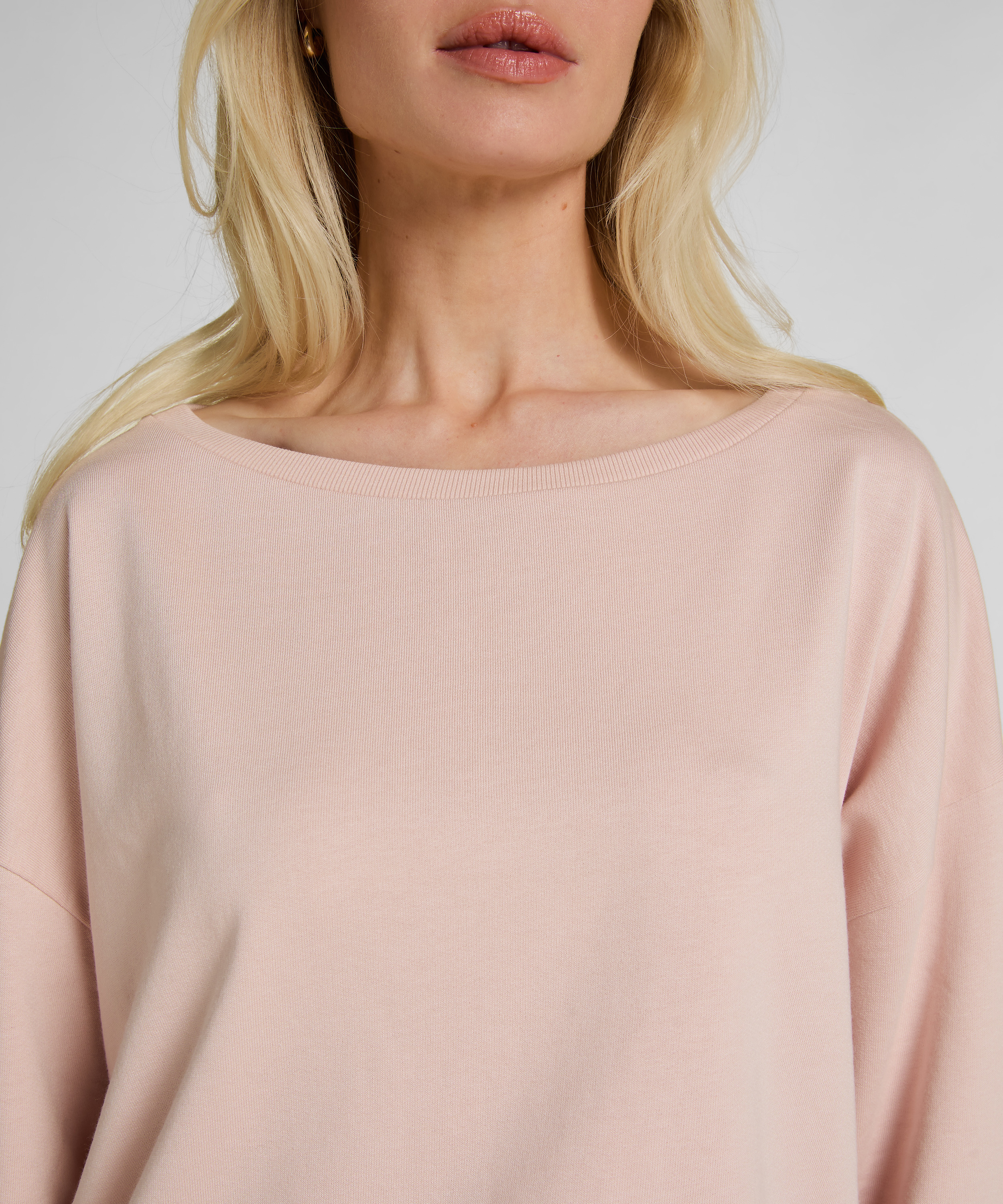 Boatneck Sweater Audrey, R&oacute;żowy, main