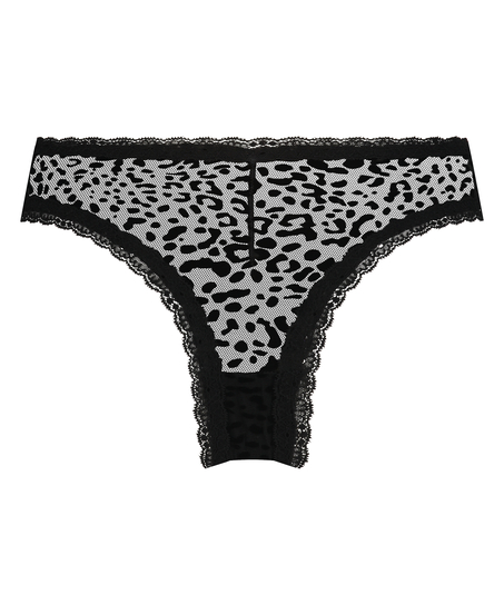 Brazyliany V-shape Mesh, Czarny