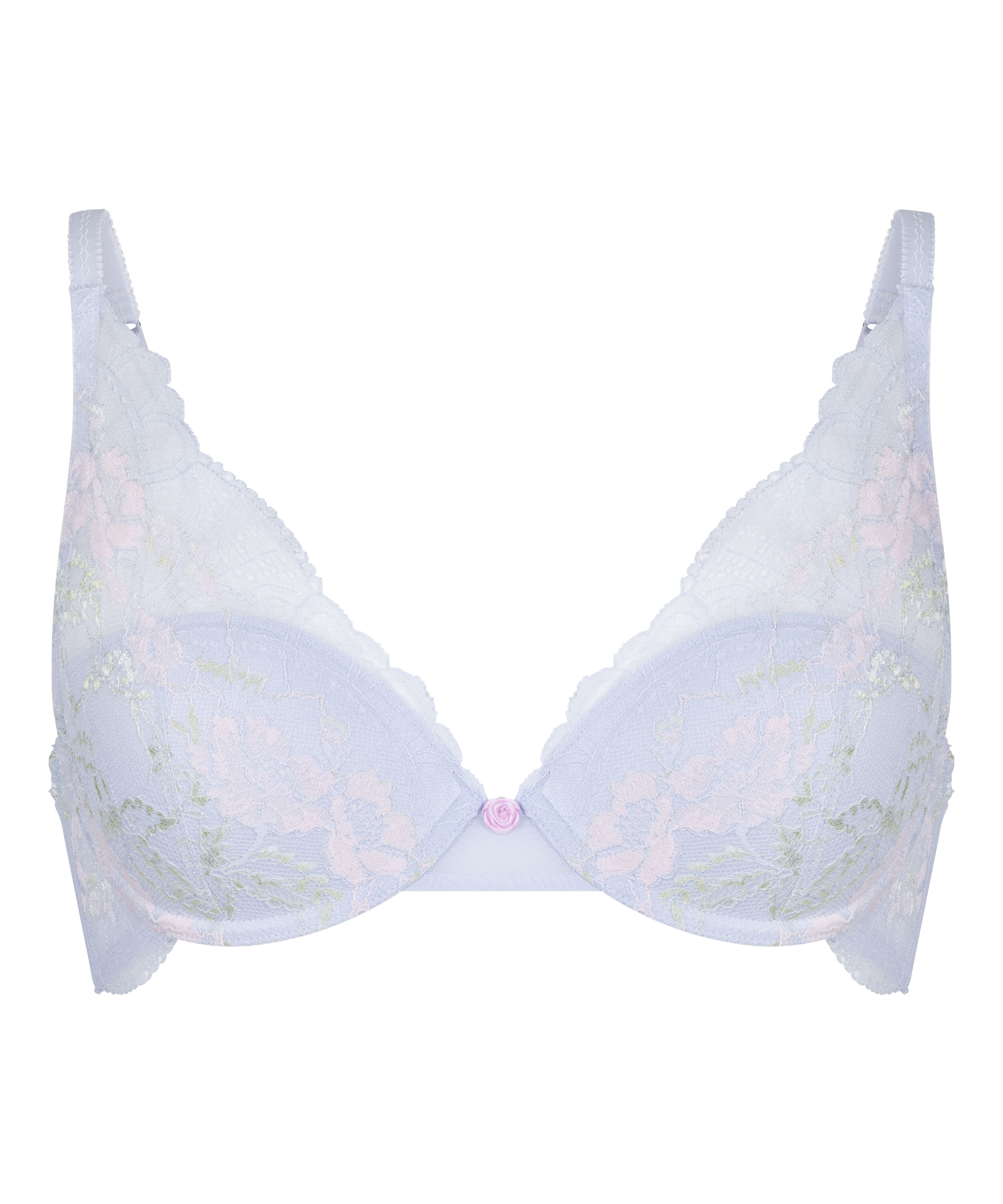 Biustonosz Miri z Fiszbinami i Wyści&oacute;łką, Niebieski