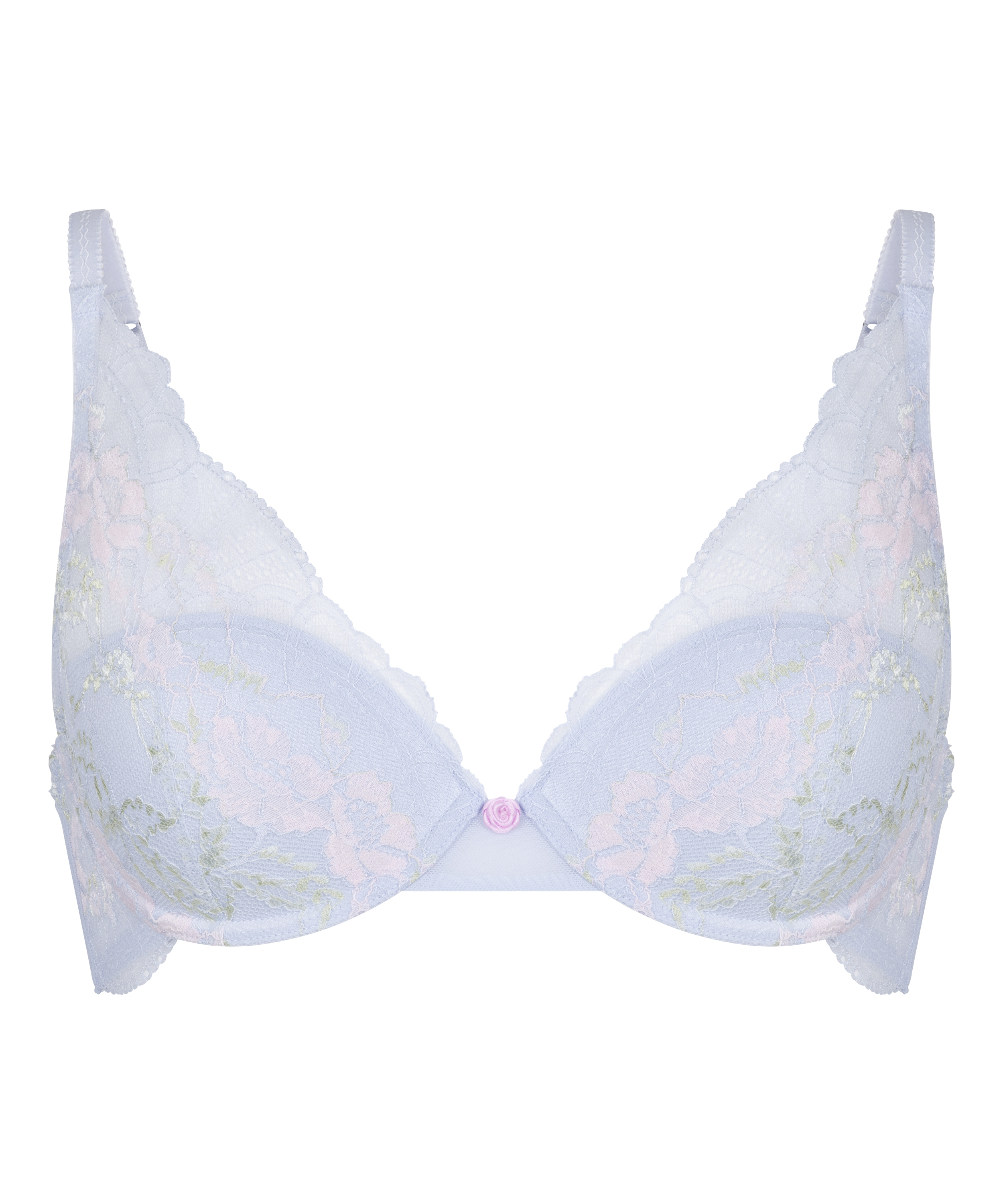 Biustonosz Miri z Fiszbinami i Wyści&oacute;łką, Niebieski, main