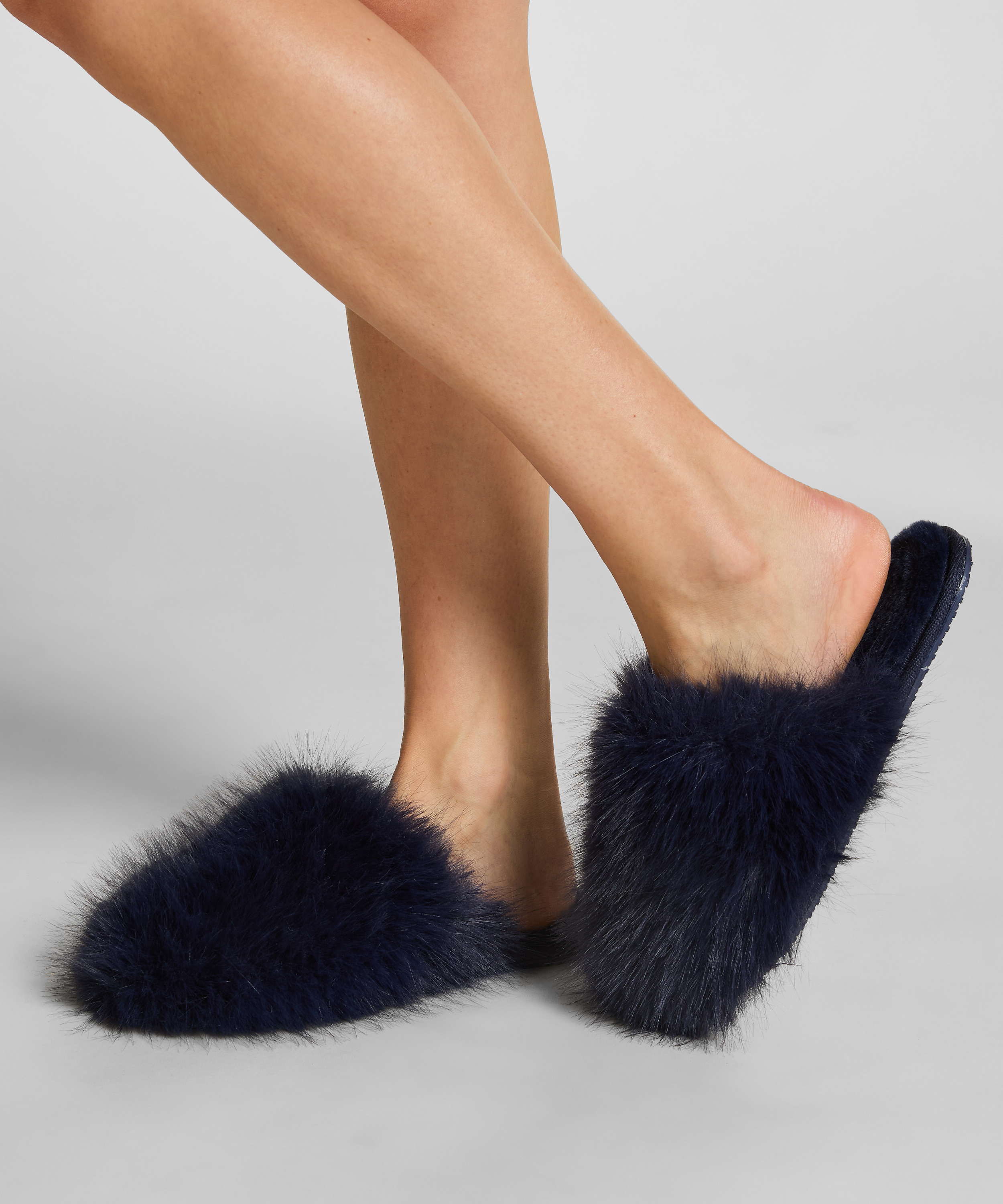 Kapcie Isabella, Niebieski, main