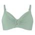 Nieusztywniona g&oacute;ra od bikini z fiszbinami Luxe, Zielony