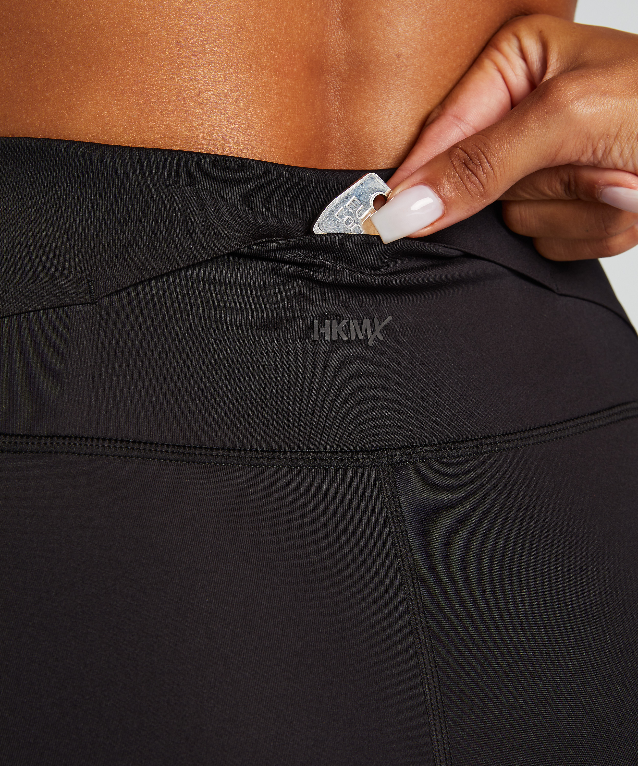 HKMX Legginsy sportowe o wysokiej wydajności, Czarny, main