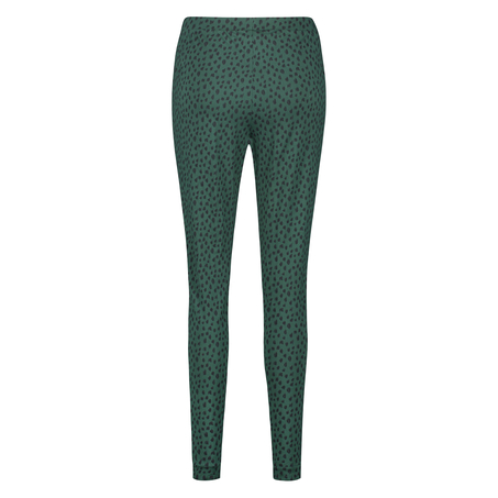 Loose-fitting Pajama Pants, Zielony