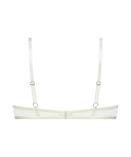Biustonosz usztywniany z fiszbinami Harmony, Biały