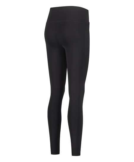 Legginsy z wysokim stanem, Czarny