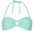 Luksusowy Top Bikini Bandeau z K&oacute;łkiem, Zielony