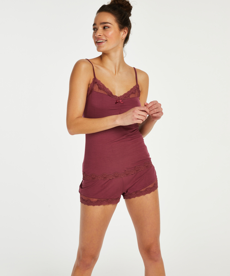 Zestaw piżamowy, Czerwony