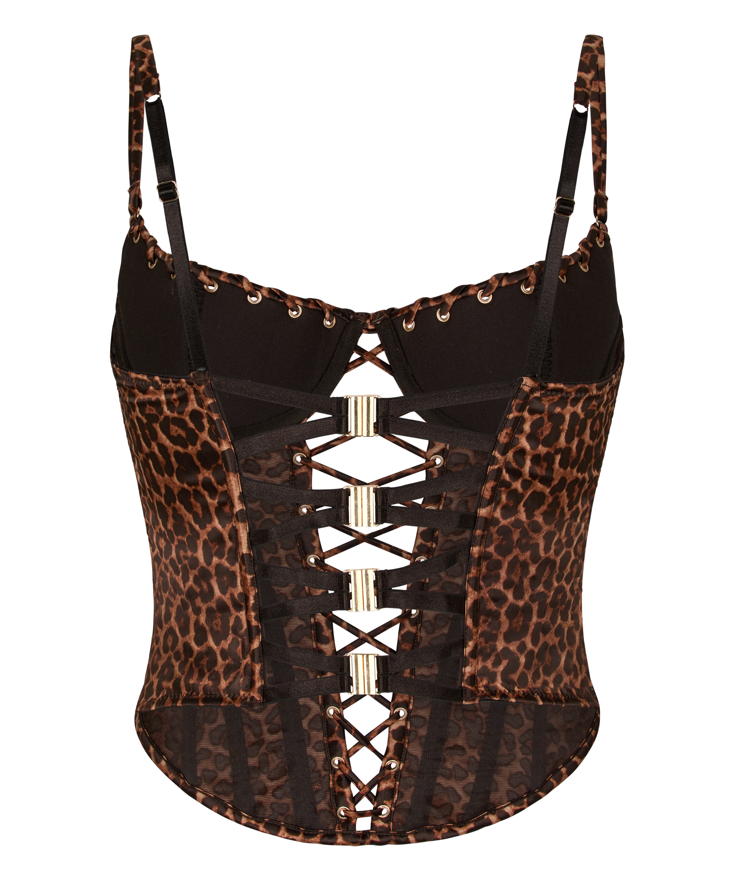 Bustier Quinn, Brązowy, main