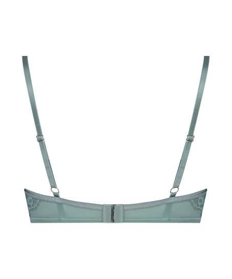 Usztywniony biustonosz z fiszbinami Sierra, Zielony