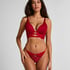 Biustonosz Push-Up Longline Marianna, Czerwony