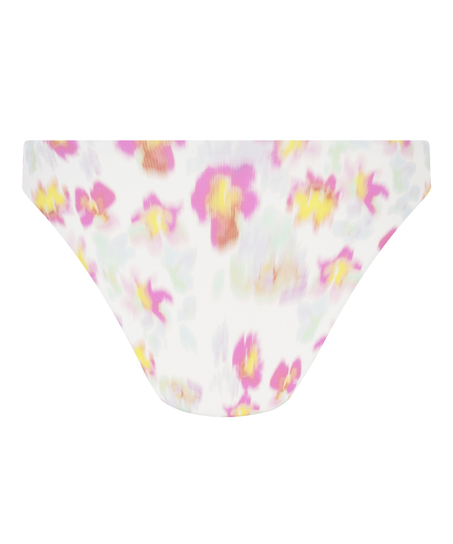 Majtki Bikini Wysoko Krojona Madeira, R&oacute;żowy
