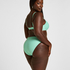 Figi Bikini Highleg Luxe, Zielony