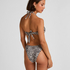 Figi Bikini Highleg Leopard, Czarny