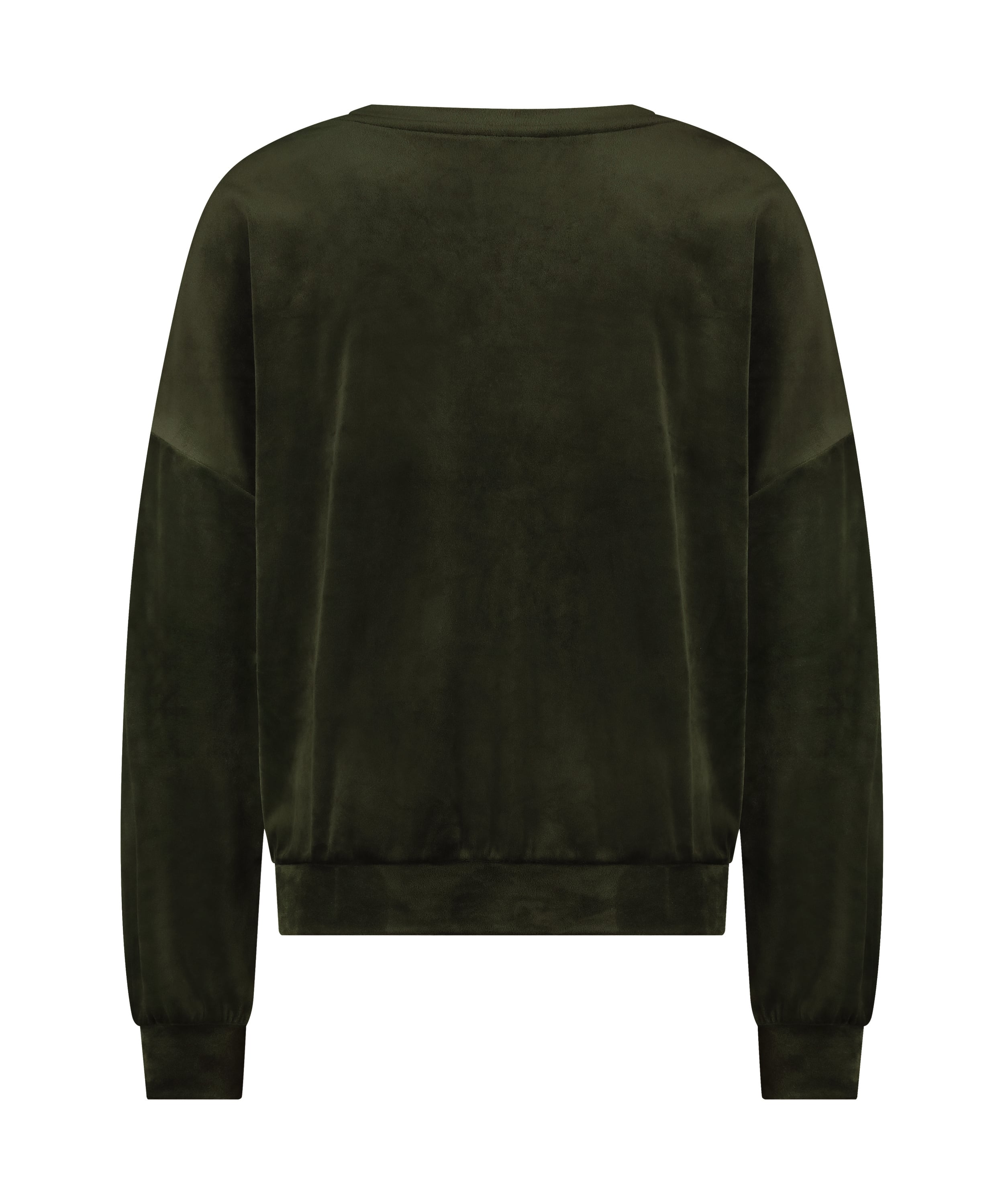 Welurowy top, Zielony, main