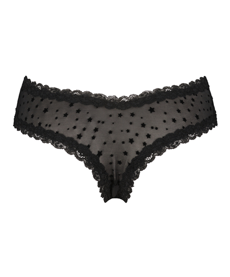 Brazyliany V-shape Mesh, Czarny