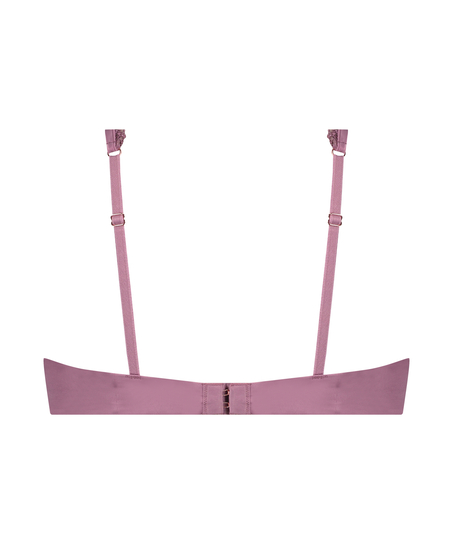 Nieusztywniany biustonosz z fiszbinami Christine, Różowy