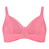Biustonosz bikini z fiszbinami bez wyści&oacute;łki Luxe, R&oacute;żowy
