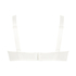Amelia padded strapless underwired bra, Biały