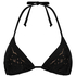 Tr&oacute;jkątna g&oacute;ra od bikini Boho, Czarny