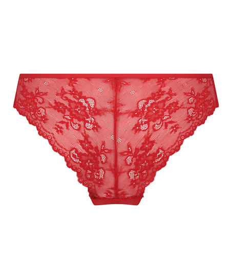 Brazyliany Lace Back, Czerwony
