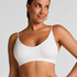 Tr&oacute;jkątny biustonosz bralette Dide, Biały