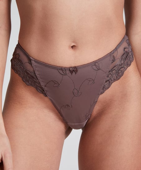 Diva thong, Brązowy