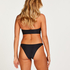 D&oacute;ł od bikini z wysokim wycięciem Juicy, Czarny