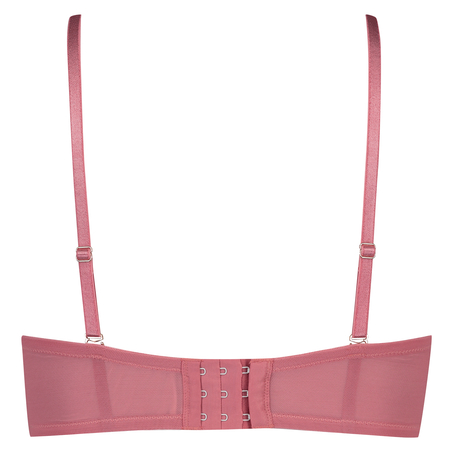 Roberta Padded Underwired Strapless Bra, Różowy