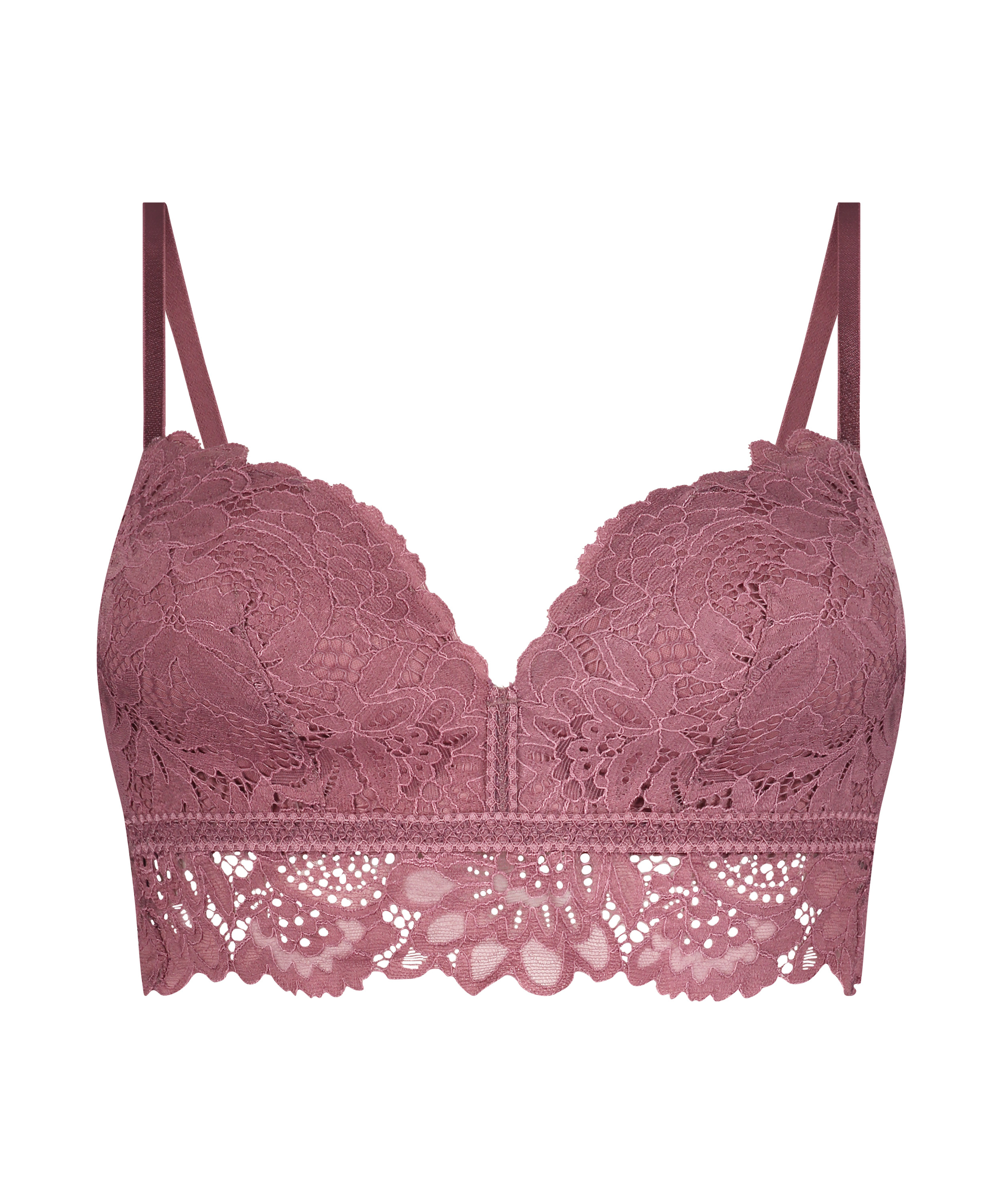 Usztywniany biustonosz bez fiszbin Longline Shiloh, Fioletowy, main