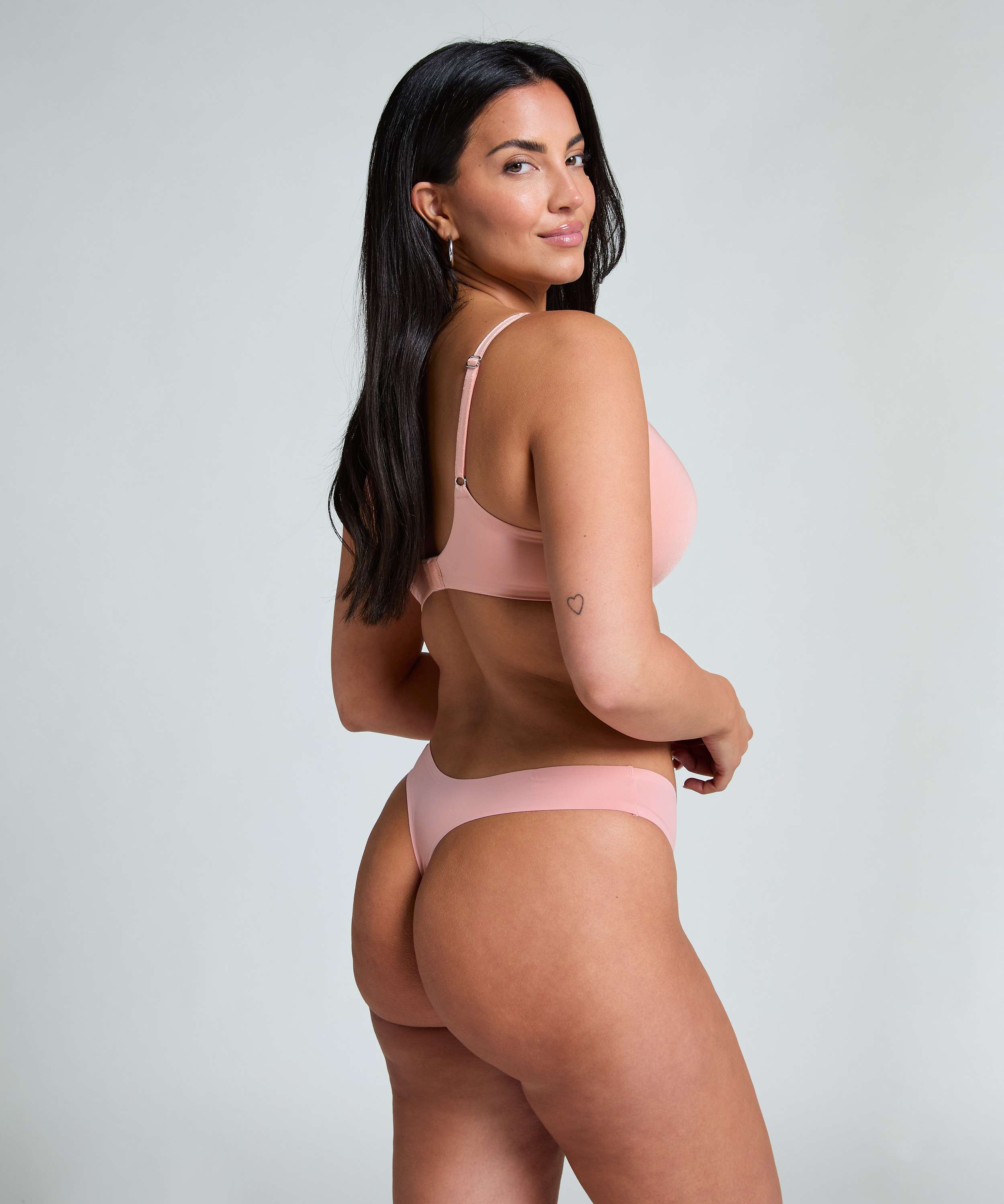 Niewidzialne stringi basic, Różowy, main