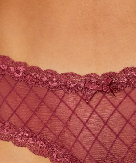 Brazyliany V-shape Mesh, Czerwony