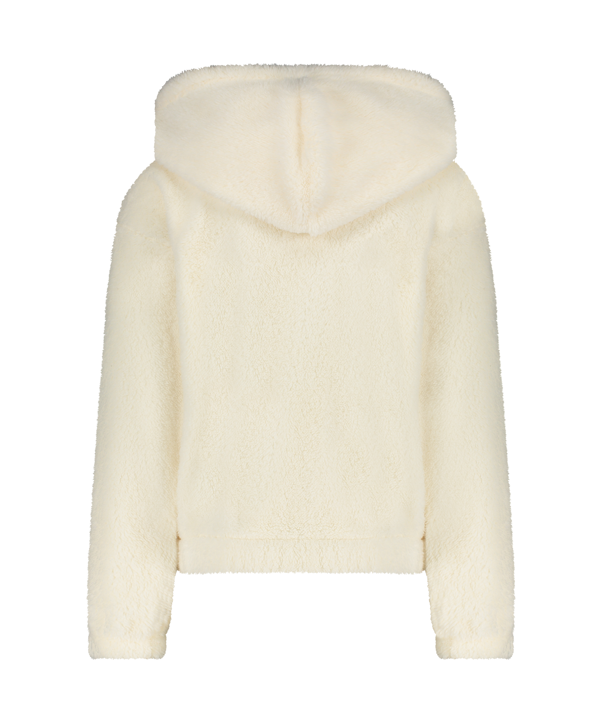 Polarowa bluza z kapturem Snuggle, Biały, main