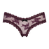 Brazyliany V-shape Mesh, Fioletowy