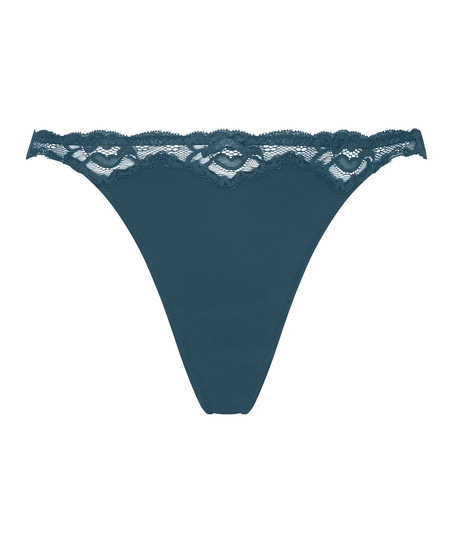 Stringi Lace & Shine, Niebieski