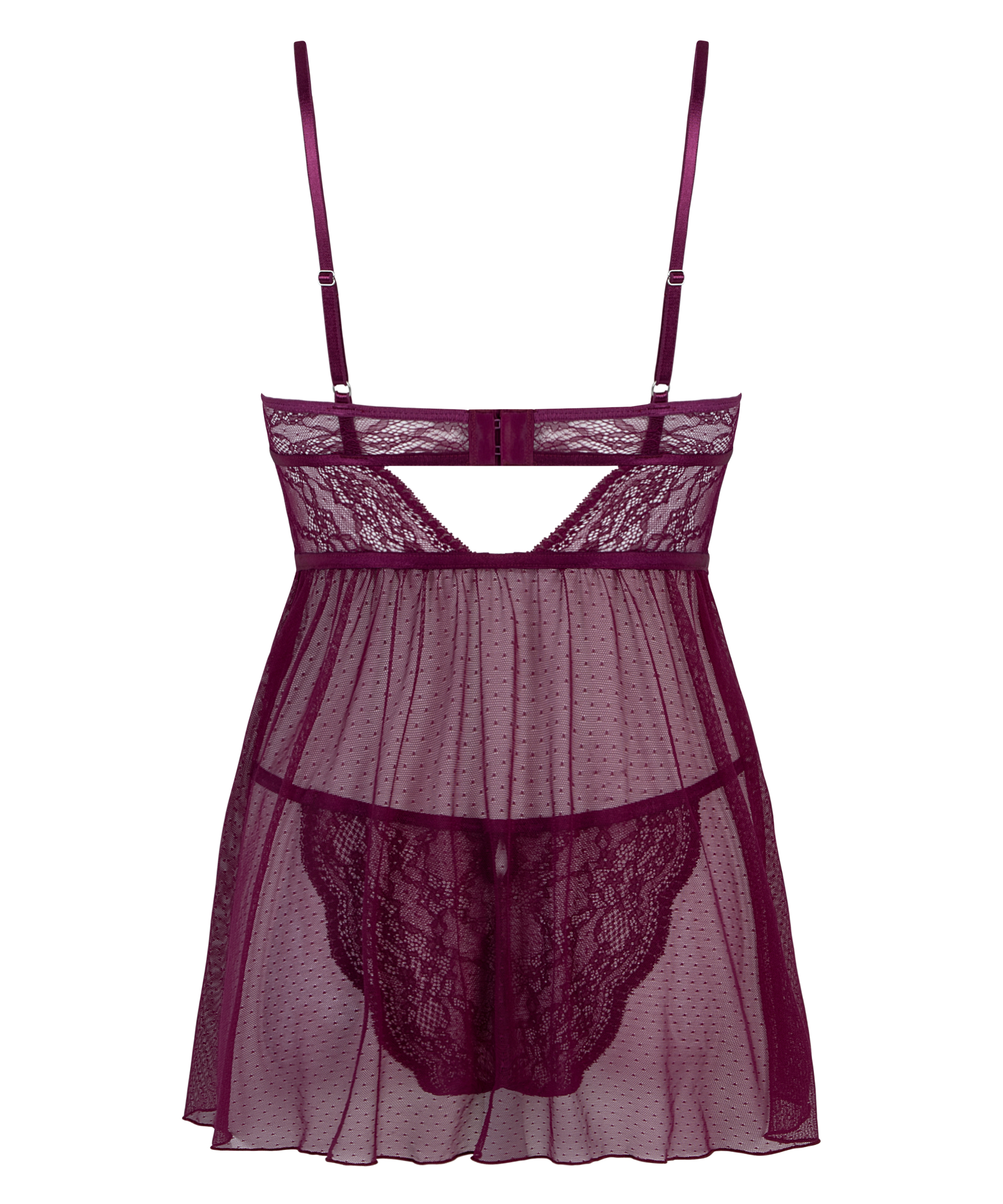 Babydoll Isabelle, Fioletowy, main