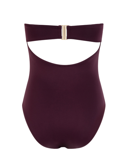 Neoprenowy str&oacute;j kąpielowy Bandeau, Fioletowy