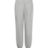 Joggery z tkaniny wafel, Szary