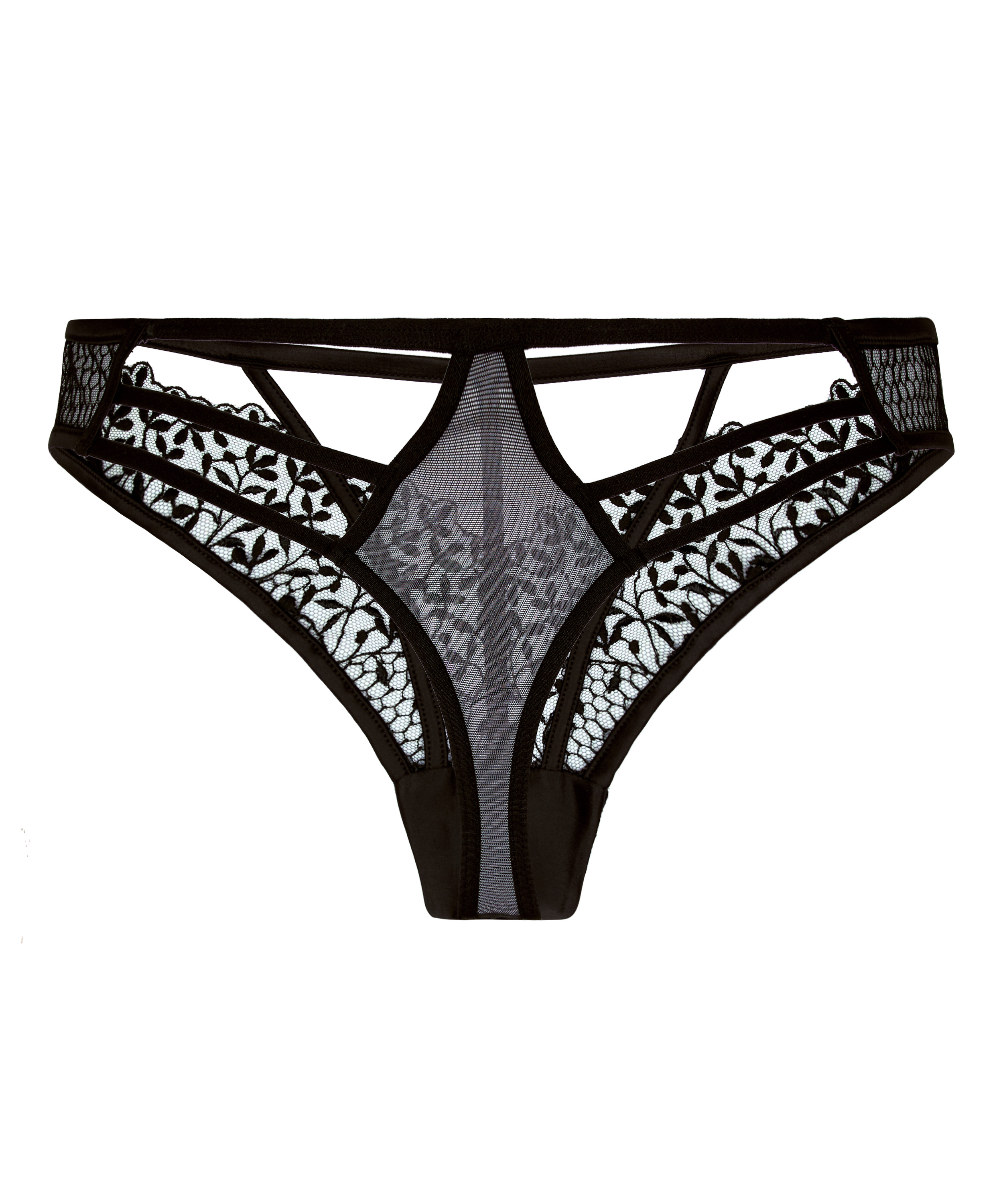 Stringi Kristina z Wysokim Stanem, Czarny, main