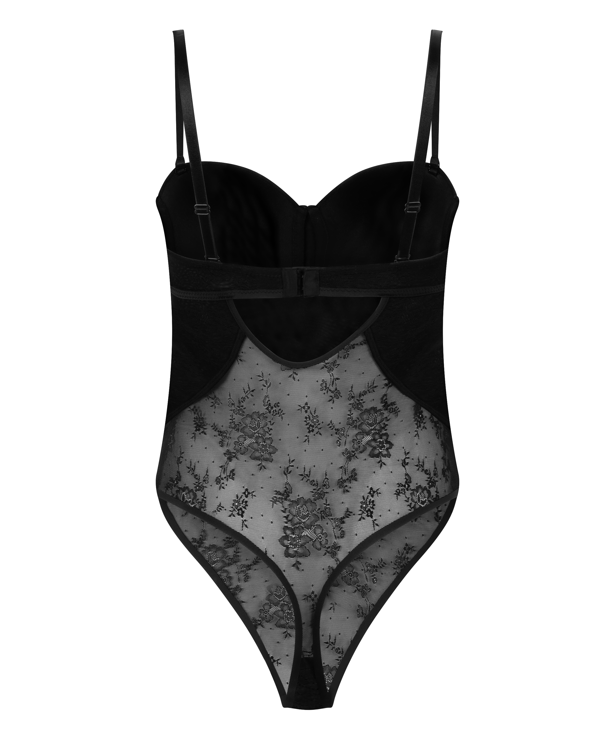 Shaping Body Lace, Czarny, main