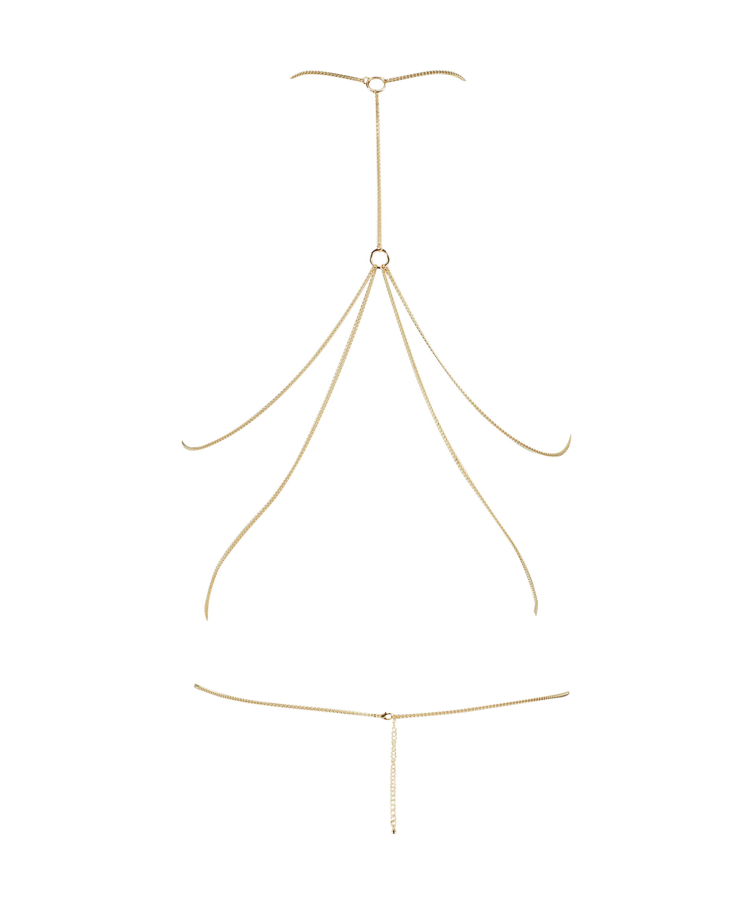 Siateczkowy biustonosz bralette Metal, Żółty, main