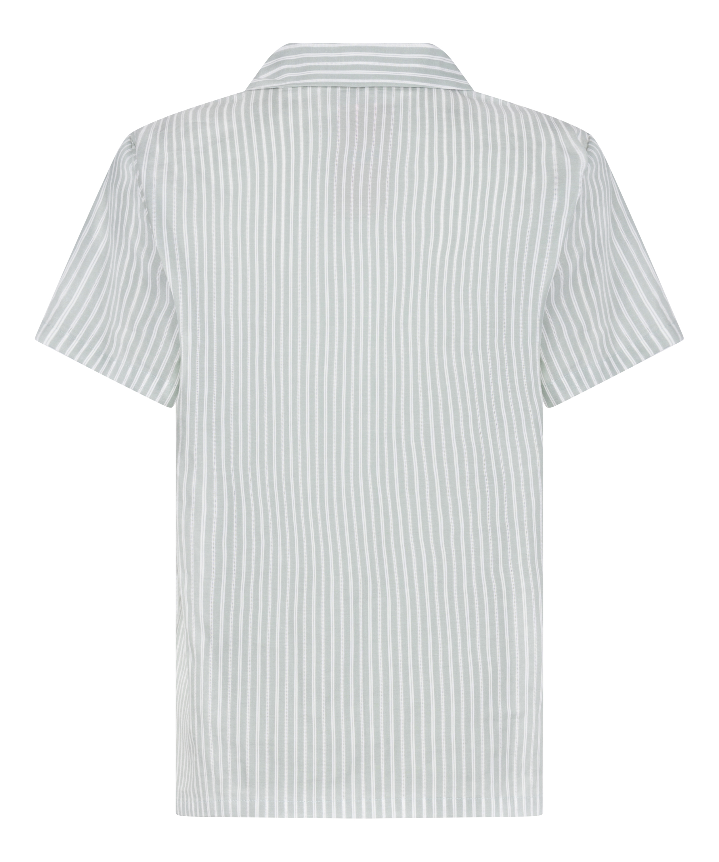 Tkana bluza w paski, Zielony, main